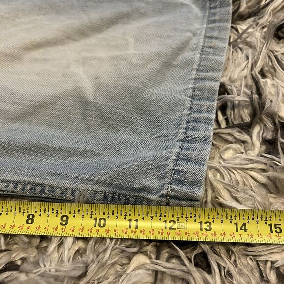 Vintage Y2K Phat FarmBlue Jean Shorts Jorts Grunge Skater Baggy Size 30 Mens - Picture 10 of 12